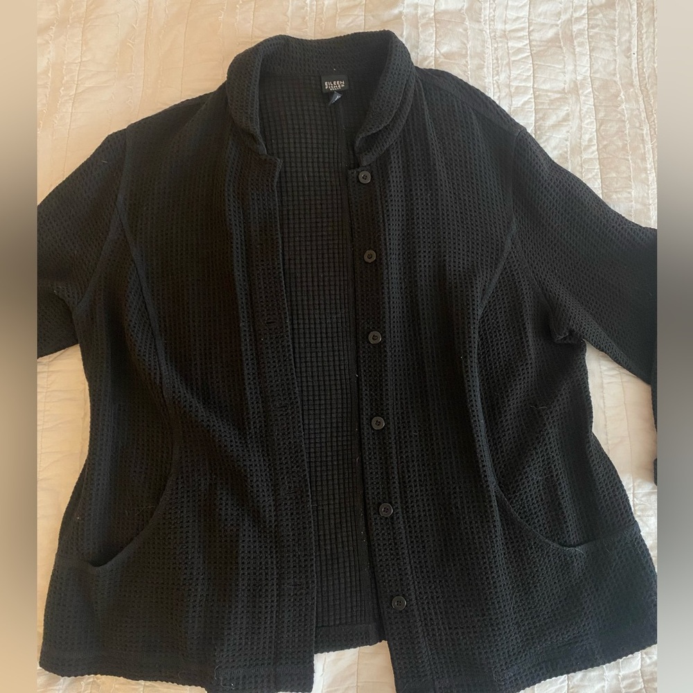 Vintage Eileen Fisher Waffle Jacket